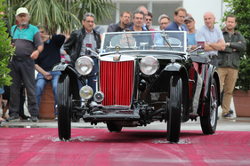 MG TC Supercharged (1949) - nur unter Vorbehalt zugeschlagen - an der Dolder-Versteigerung der Oldtimer Galerie am 11. Juni 2016