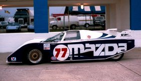 Mazda GTP (1983) - Pierre Honegger und Walt Bohren fuhren diesen Exoten, den Mazda GTP (12 Stunden von Sebring 1983)