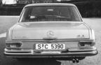 Mercedes-Benz 300 SEL 6.3 (1968) - Heckansicht, nur die Bezeichnung '6.3' wies auf das Potential des Wagens hin