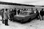 Mercedes-Benz 300 SEL 6.3 AMG (1969) - Training auf dem Hockenheimring für das 24 Stunden Rennen von Spa - Rudolf Uhlenhaut, Hans Herrmann, Erich Waxenberger