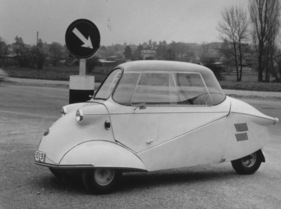 Messerschmitt KR 200 (1954) - hier noch mit der alten Radverschalung vorne