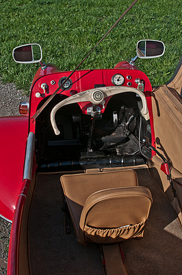 Messerschmitt KR 200 (1956) - Ansicht des Cockpits aus der Vogelperspektive