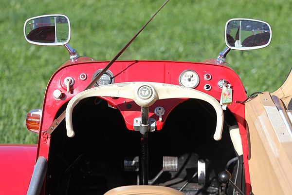 Messerschmitt KR 200 (1956) - Die Bedienungselemente geben wenig Rätsel auf