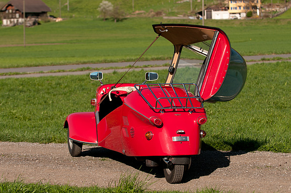 Messerschmitt KR 200 (1956) - mit offenem Dach von hinten