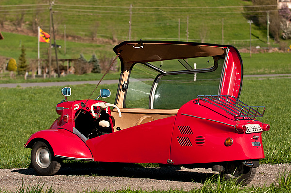 Messerschmitt KR 200 (1956) - mit offenem Dach von schräg hinten