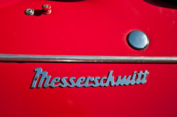 Messerschmitt Logo / Schriftzug an einem KR 200 (1956)