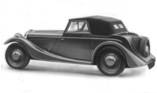 Morgan 4-4 (1950) - Drophead Coupé wurde diese Variante mit festen Türen genannt