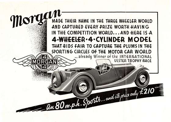 Morgan 4-4 Series 1 (1940) - Inserat von anno dazumals