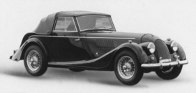 Morgan Plus Four (1966) - mit geschlossenem Dach