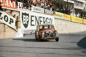 Morris Cooper S (1964) - Rauno Aaltonen und Tony Ambrose an der Rallye Monte Carlo