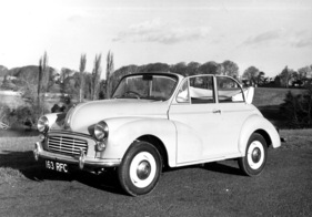 Morris Minor 1000 (1965) - schon fast ein Oldtimer, aber noch immer in Produktion, inzwischen 50 PS stark