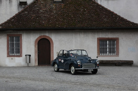 Morris Minor 1000 Tourer (1969) - bei den späteren Modelle konnten die hinteren Scheiben nicht mehr abgenommen werden