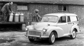 Morris Minor 1000 Traveller (1966) - die Traveller-Version wurde bis 1971 gebaut, die anderen Modelle wurden früher eingestellt