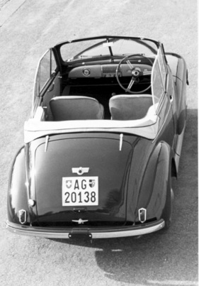 Morris Minor CH-Cabriolet De Luxe (1950) - den offenen Tourer gab es von Anfang an