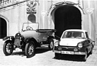 NSU Prinz (1957) - neben einem NSU aus dem Jahr 1914