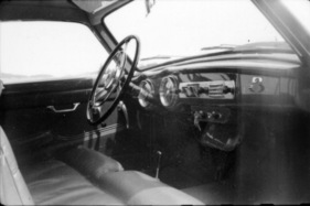 Nash-Healey LeMans Hardtop Sportscar (1953) - Testwagen - Cockpit des Coupés