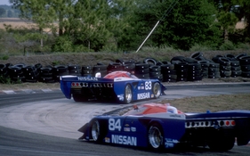 Nissan GTP ZX-T (1989) - Nissan schaffte unerwartet die Erfolgsreihe von Jaguar zu unterbrechen und holte mit Nummer #83 den Gesamtsieg (12 Stunden von Sebring 1989)