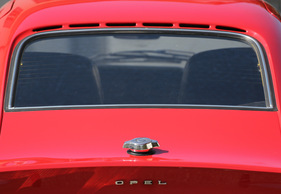 Opel GT 1100 (1970) - der Kofferraum war nur von innen zugänglich