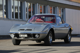 Opel GT 1900 (1971) – Die Lackfarbe heisst schlicht "Silber"