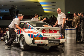 Porsche 911 SC San Remo (1981) an der Porsche Soundnacht 2016 - Ende der Vorstellung