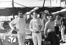 Porsche 911S (1969) - Das Schweizer Wicky-Racing-Team war Sieger in der GT-2-Liter-Klasse – Jean Sage, Gérard Larrousse und André Wicky (12 Stunden von Sebring 1969)