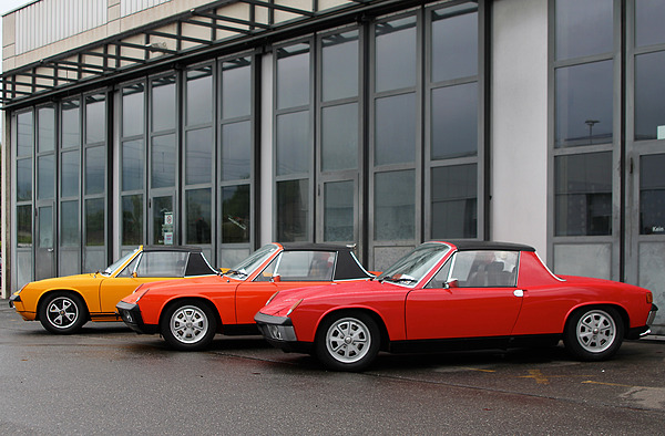 Porsche 914 (1973) - Drei Modelle der 914-Baureihe aus den Siebzigerjahren