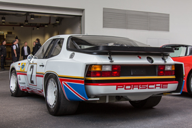 Porsche 924 GTP (1980) an der Porsche Soundnacht 2016 - Heckansicht