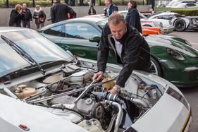 Porsche 924 GTP (1980) an der Porsche Soundnacht 2016 - Startup