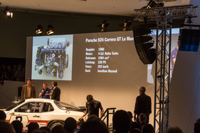 Porsche 924 GTP (1980) an der Porsche Soundnacht 2016 - auf der Bühne