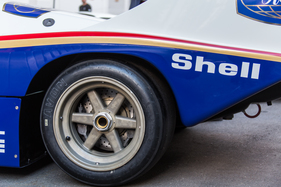 Porsche 956 (1982) an der Porsche Soundnacht 2016 - Hinterrad