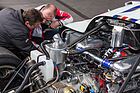 Porsche 956 (1982) an der Porsche Soundnacht 2016 - Motorraum