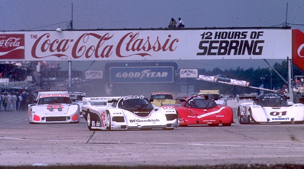 Porsche 962 (1985) - Jim Busby's Team kam mit zwei Porsche 962 nach Sebring - die Nummer #68 erreichte Platz 3! (12 Stunden von Sebring 1985)