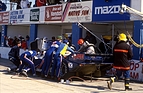 Porsche 962 (1986) - Der Porsche 962 von Henn's Swap Shop Racing schied wegen Motorschaden aus (12 Stunden von Sebring 1986)