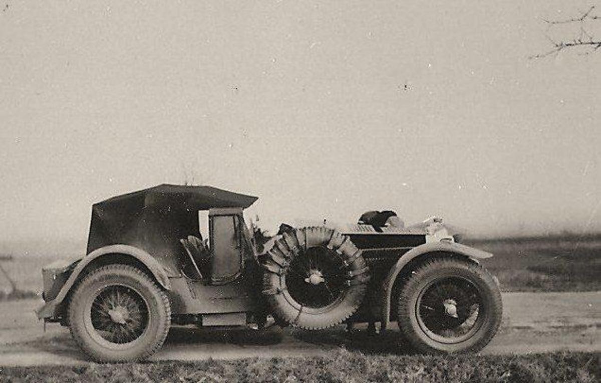 Rallye Monte Carlo 1931 - Der Sieger Donald Healey fährt ohne Beifahrer in einem Invicta S