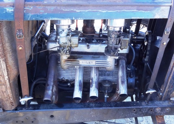 Riley-Motor am Römö Motorfestival 2016