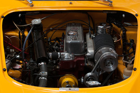 Rochdale Olympic (1962) - Der Judson-Kompressor wird durch einen Riemen angetrieben