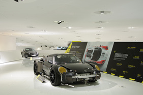 "Rolling Chassis" des Supersportwagen 918 Spyder - Sonderausstellung Porsche-Museum: "Projekt: Geheim!"