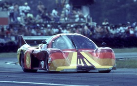 Rondeau M382 (1984) - Der Rondeau M382 mit Chevrolet Motor erreichte wegen elektrischen Problemen das Ziel nicht (12 Stunden von Sebring 1984)