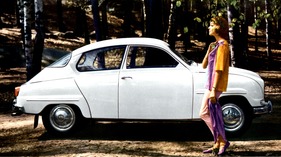 Saab 96 (1962) - das Modell 1962 in einer Prospektabbildung