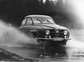 Saab 96 (1965) - aufgenommen bei einer Testfahrt der Automobil Revue