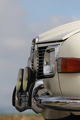 Saab 96 V4 Deluxe (1969) - die Front dürfte nicht die Ultima Ratio für tiefen Luftwiderstand gewesen sein