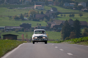 Saab 96 V4 Deluxe (1969) - etwas schmalbeinig, typisch für die Sechzigerjahre