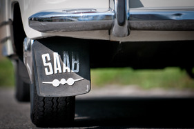 Saab 96 V4 Deluxe (1969) - schützt den Hinterherfahrenden