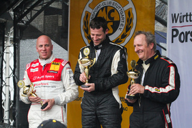 Siegerehrung beim Kampf der Zwerge am Preis der Stadt Stuttgart Hockenheim 2015