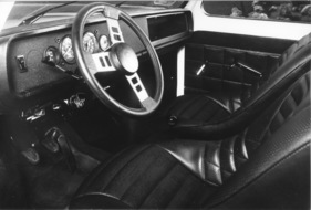 Simca 1000 Rallye 1 (1972) - Interieur mit griffigem Lenkrad