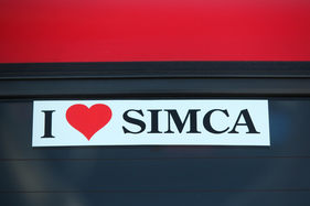 Simca 1000 Rallye 2 (1977) - eindeutiger Kleber