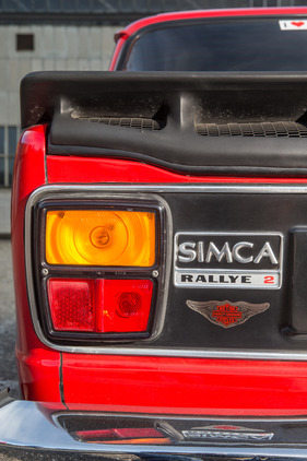 Simca 1000 Rallye 2 (1977) - mit deutlich sichtbarem Heckflügel