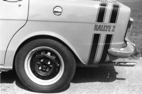 Simca Rallye 2 (1973) - deutlich beschriftet am Heck