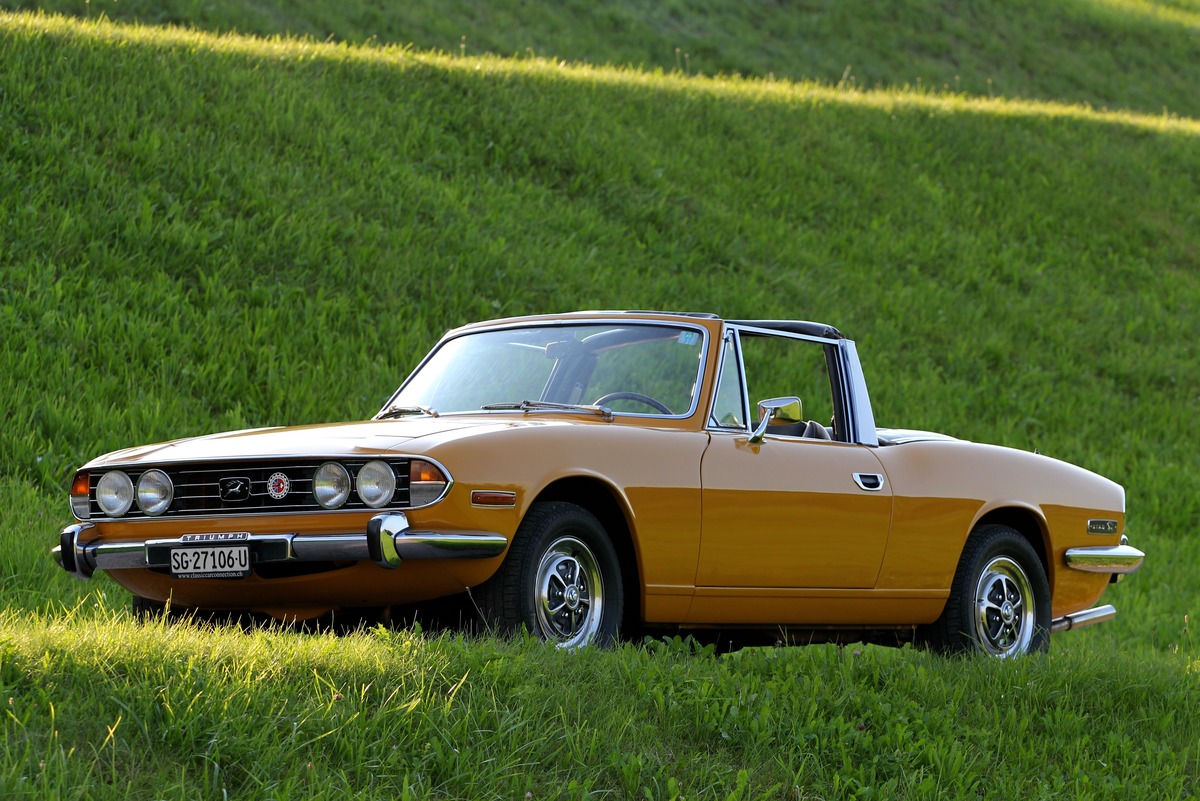 Triumph Stag (1970) - dieser Stag lief als erstes Auto vom Band
