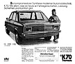 VW K 70 (1971) - Werbung in der Schweiz - Traumauto